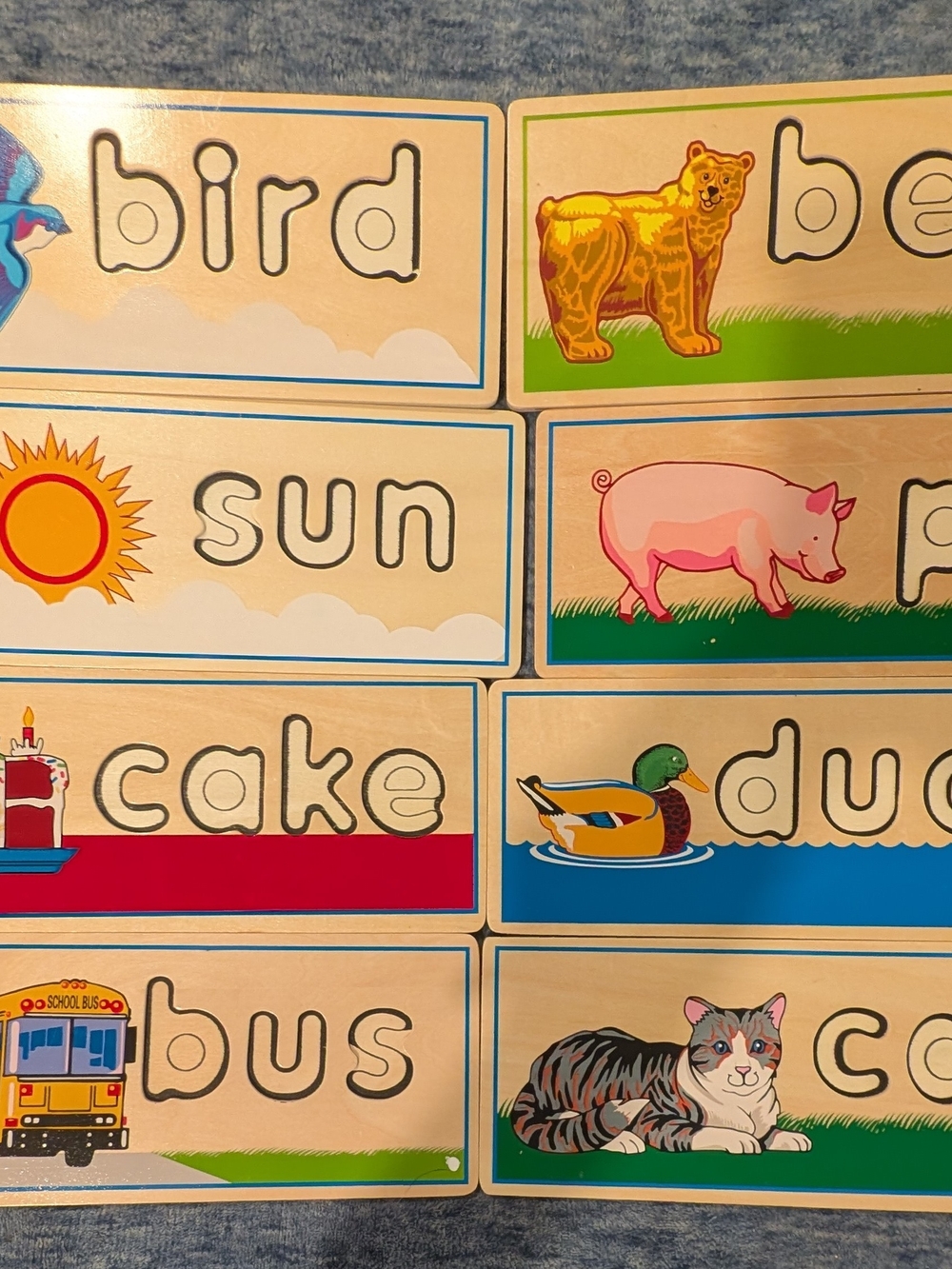 Melissa & Doug See And Spell Wooden Picture Word Puzzle Set With Letters - Picture 4 of 6